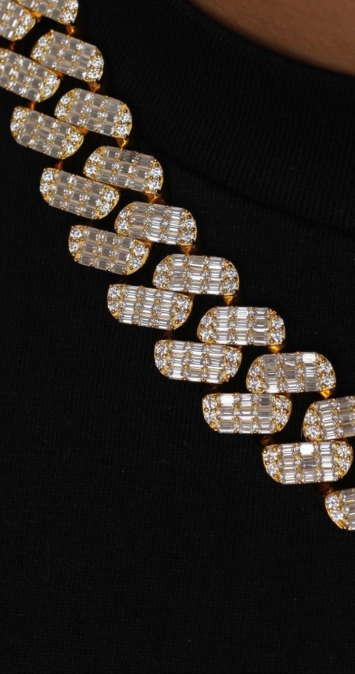 Baguette Cuban Bracelet