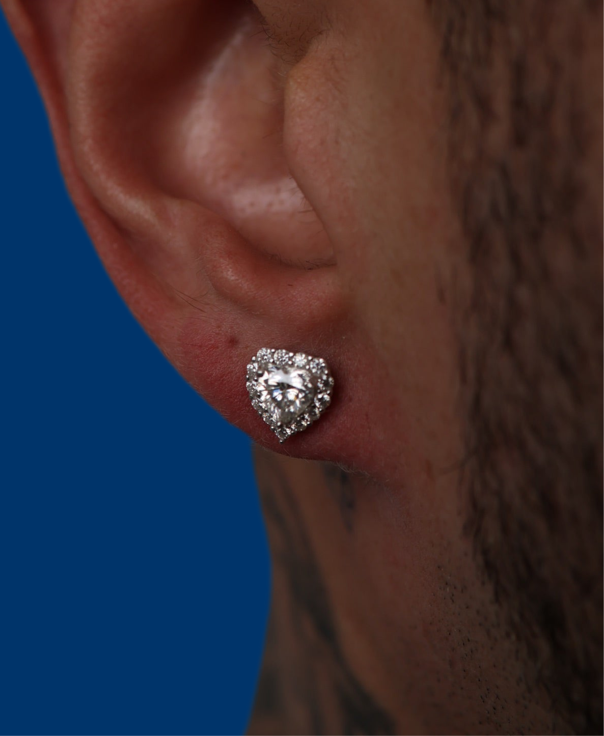 Halo Heart Earrings