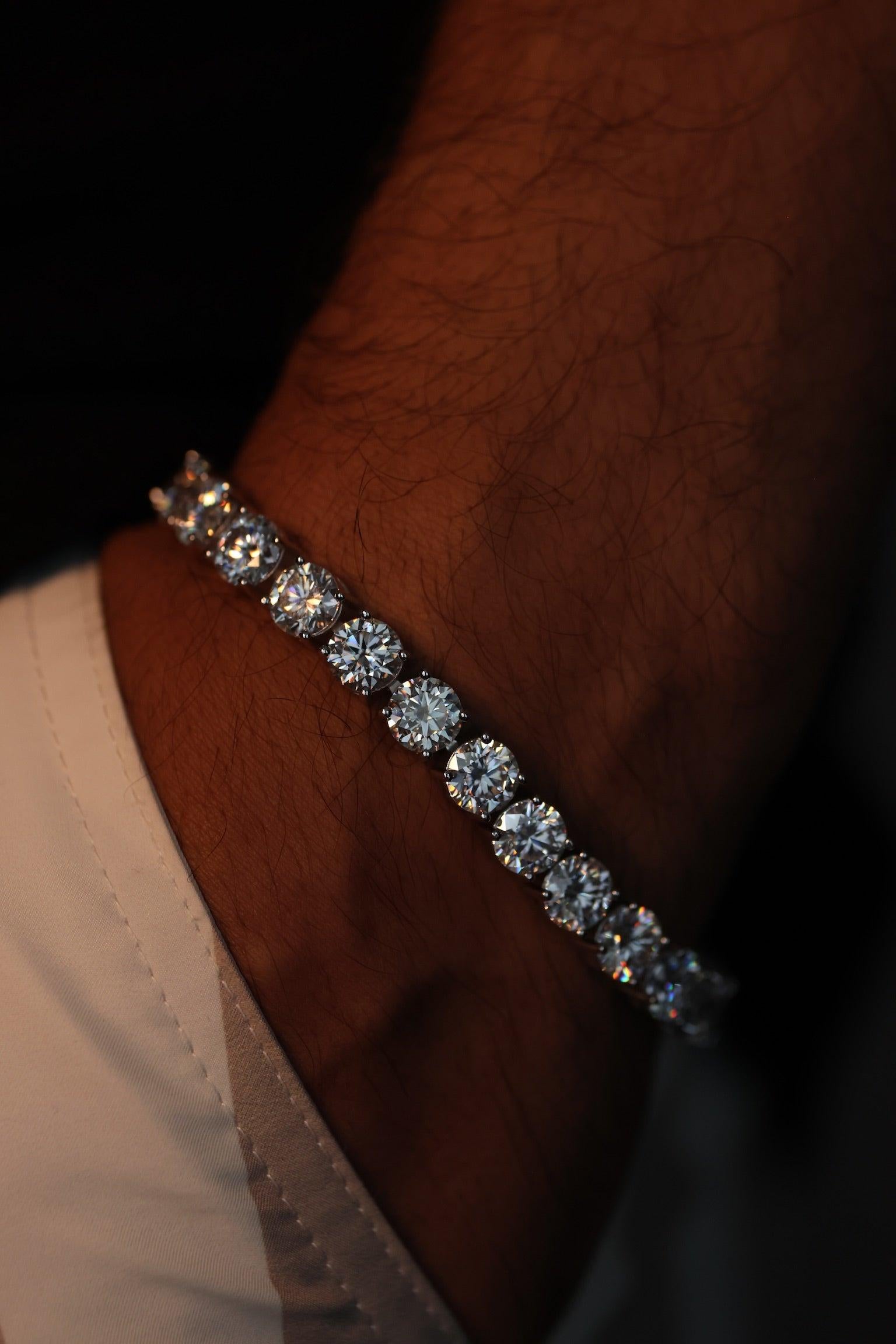 Lab Diamond Tennis Bracelet