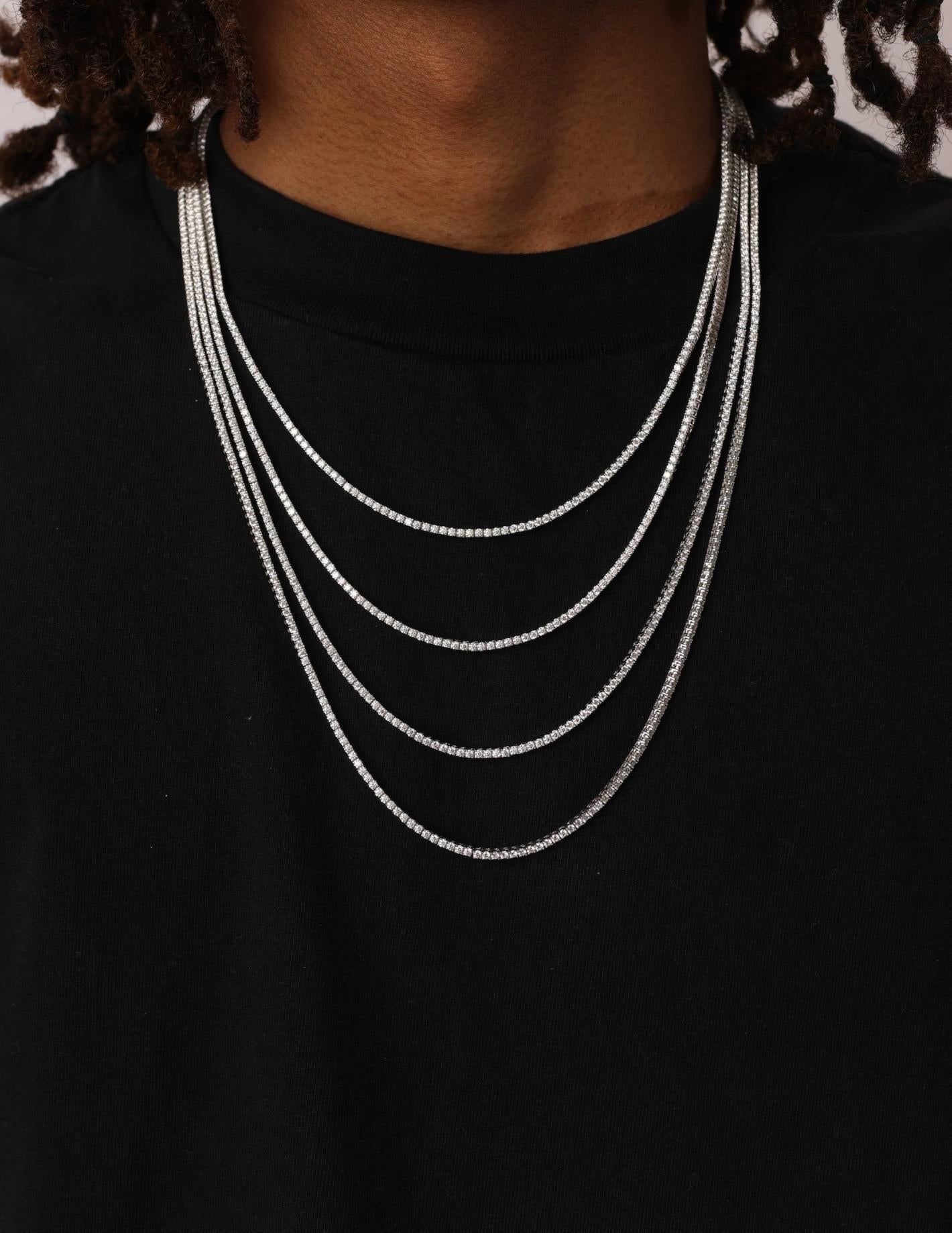 Moissanite Tennis Necklace