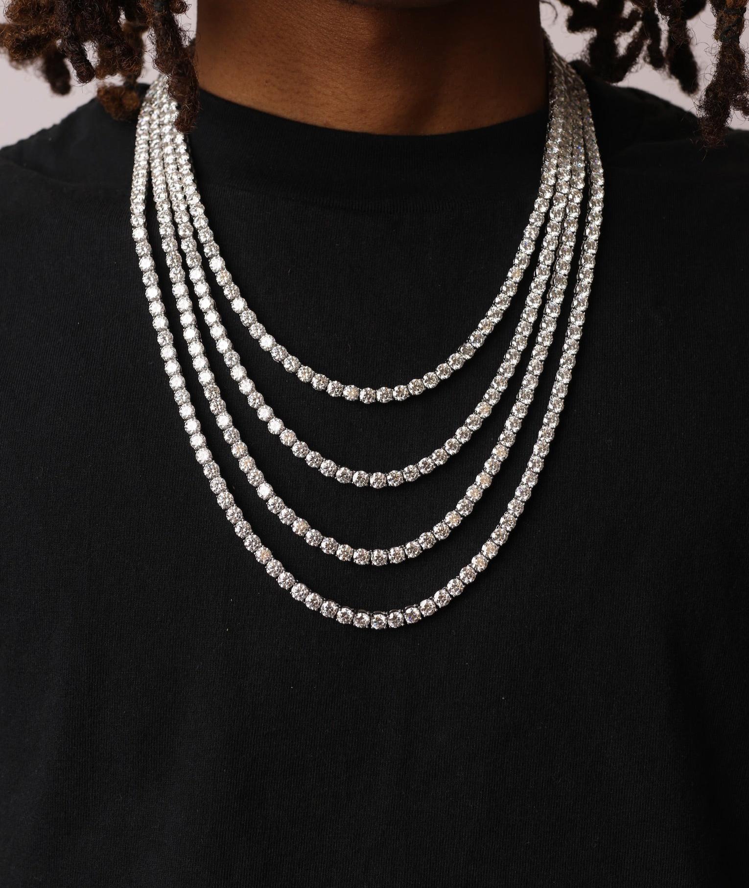 Lab Diamond Tennis Necklace