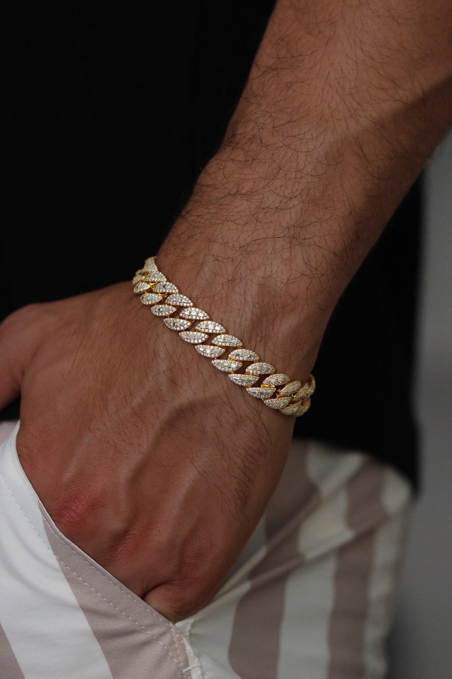 Tear Drop Cuban Bracelet