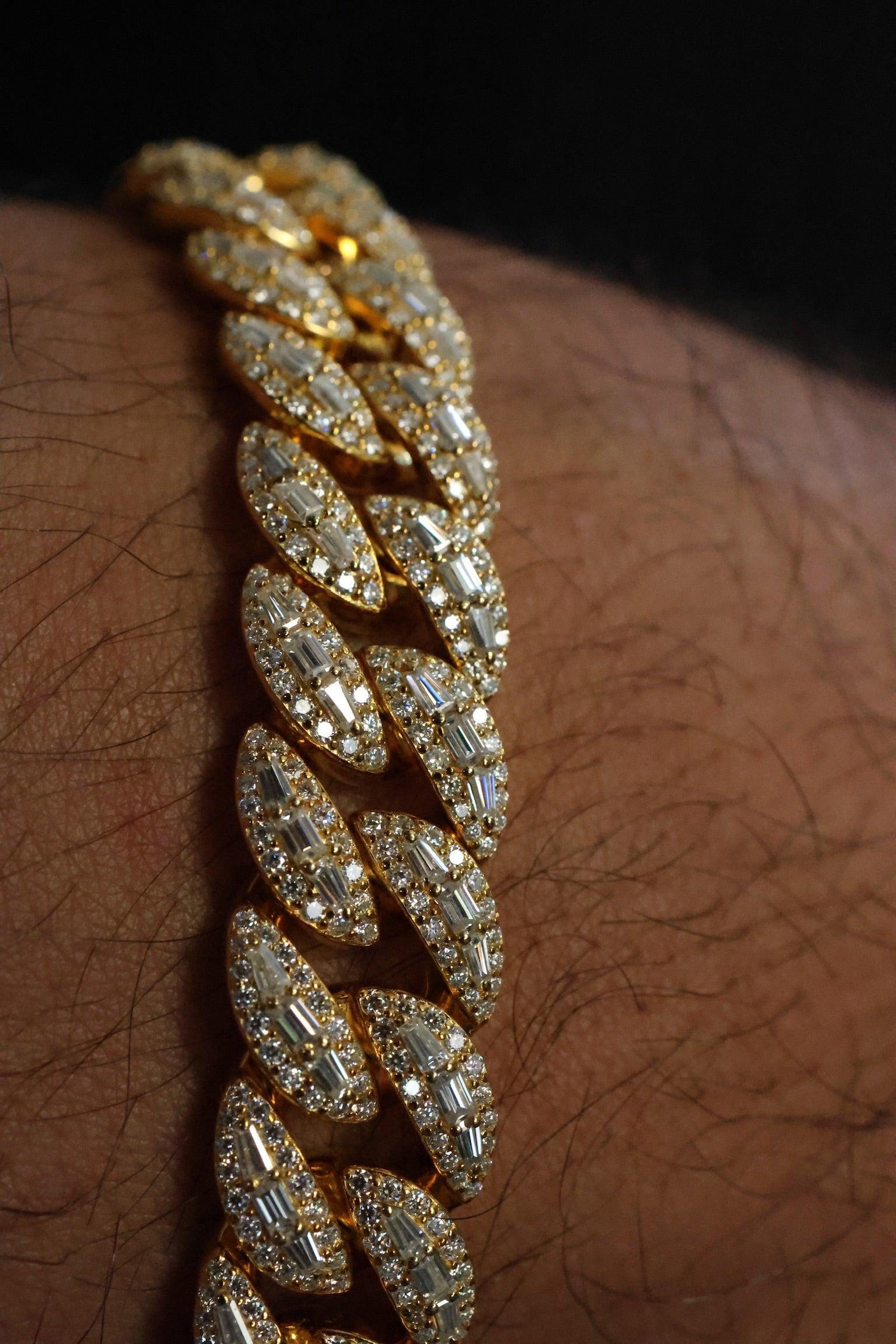 Tear Drop Cuban Bracelet