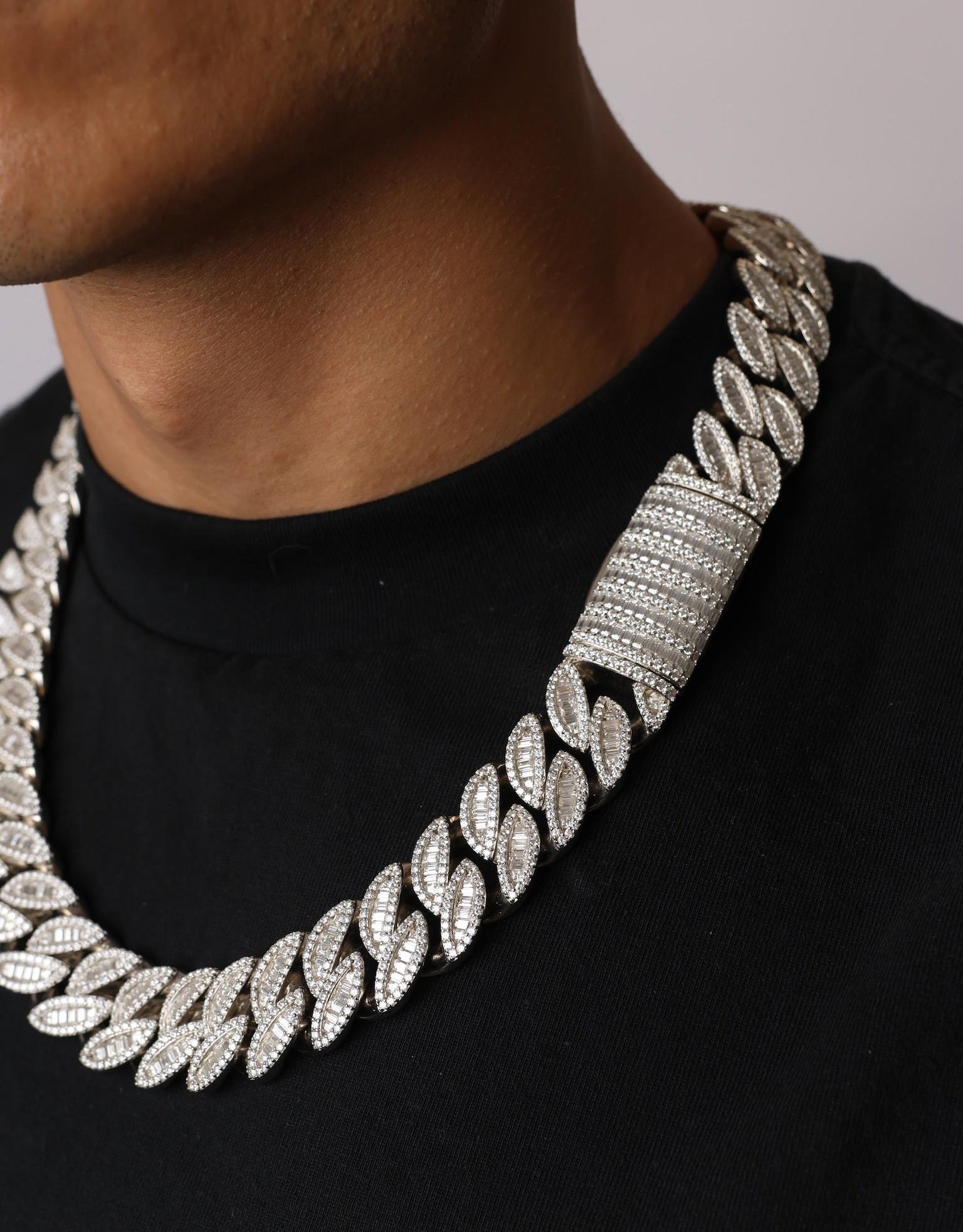 Tear Drop Cuban Necklace