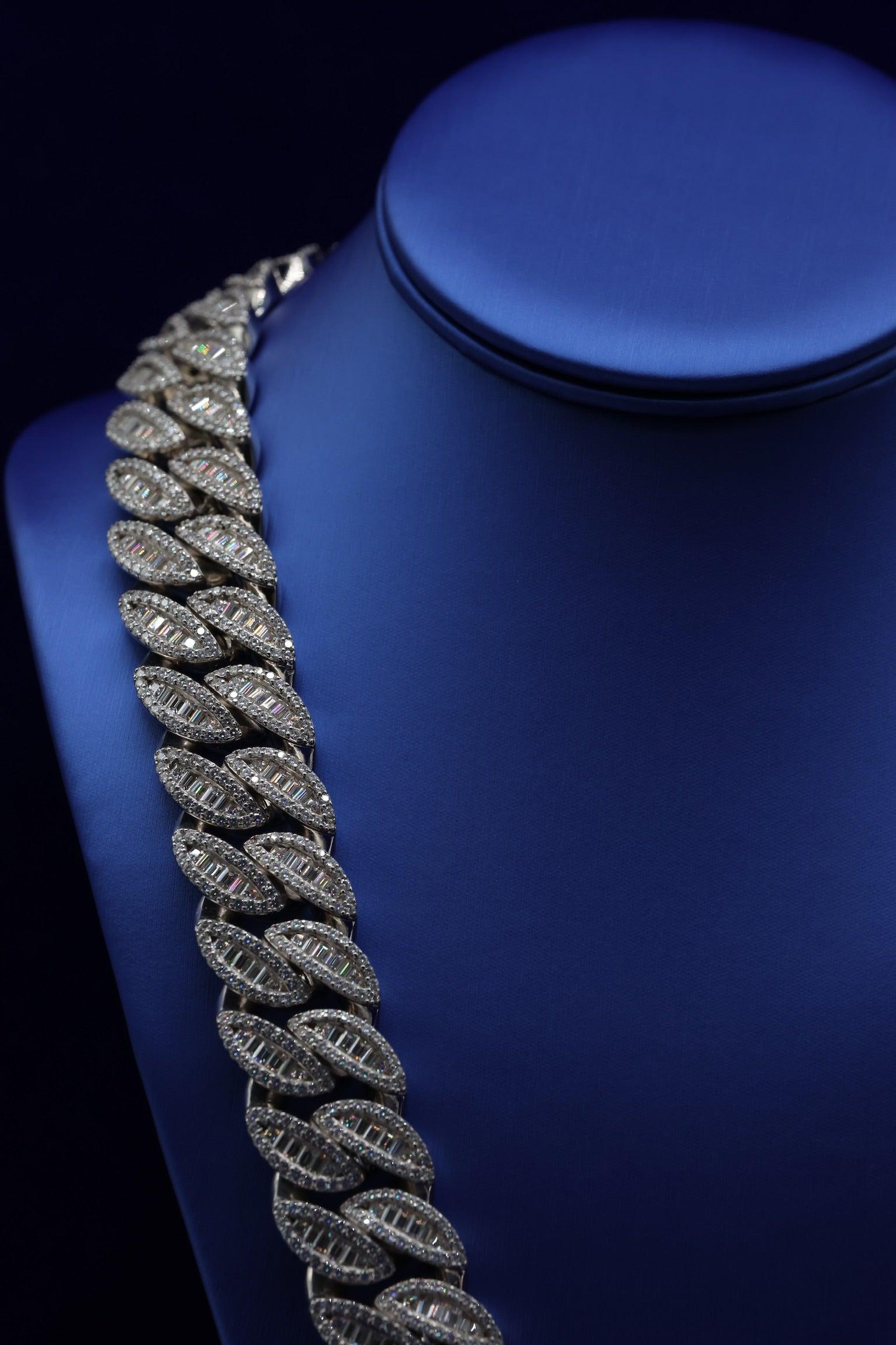 Tear Drop Cuban Necklace