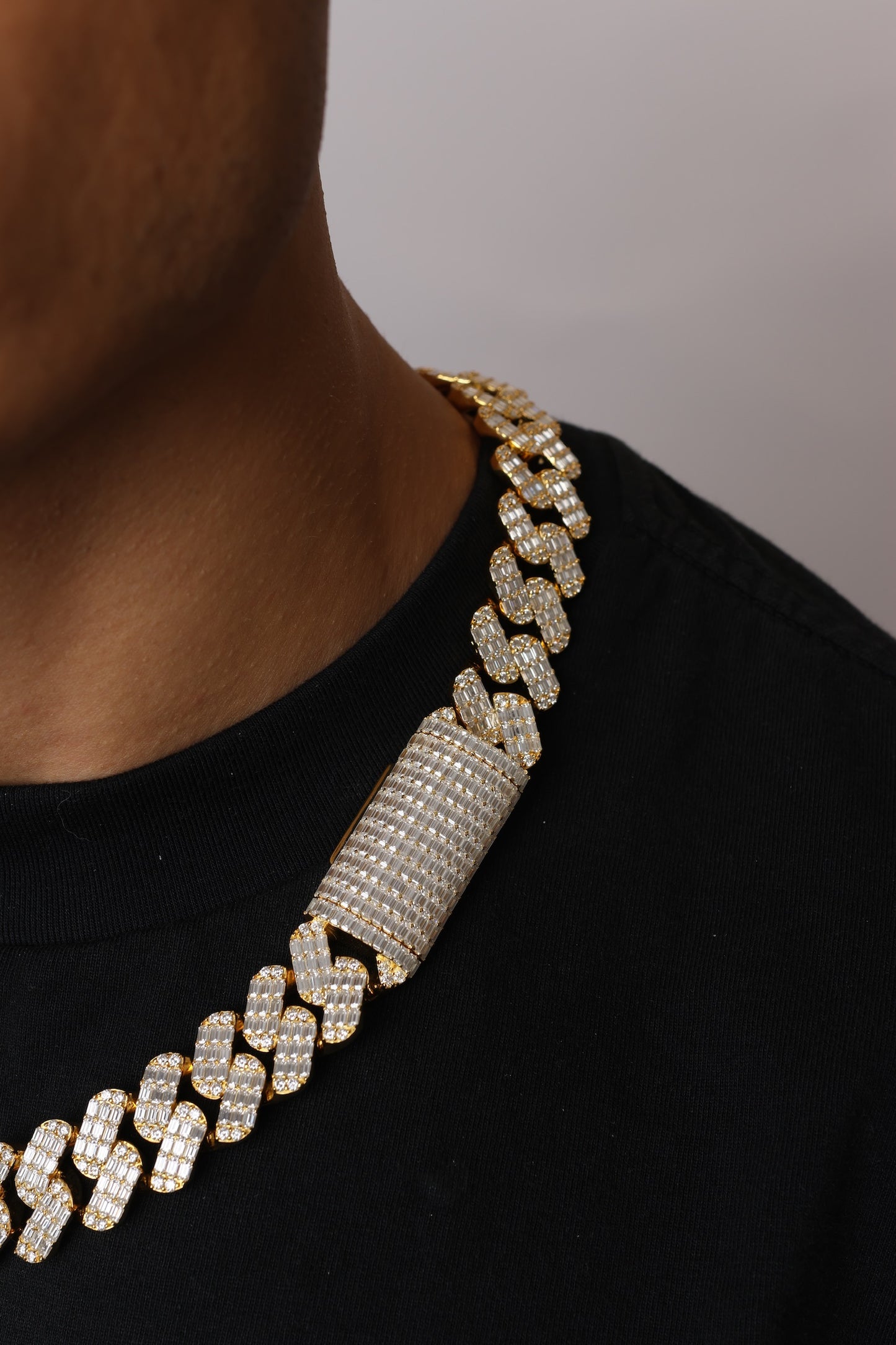Baguette Cuban Necklace
