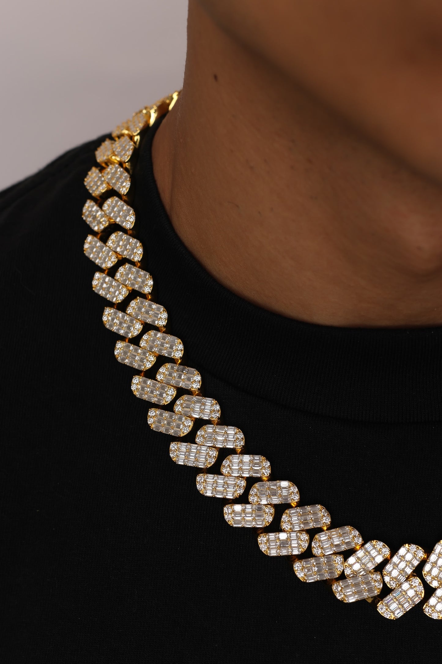 Baguette Cuban Necklace