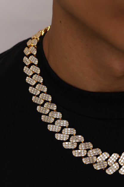 Baguette Cuban Necklace