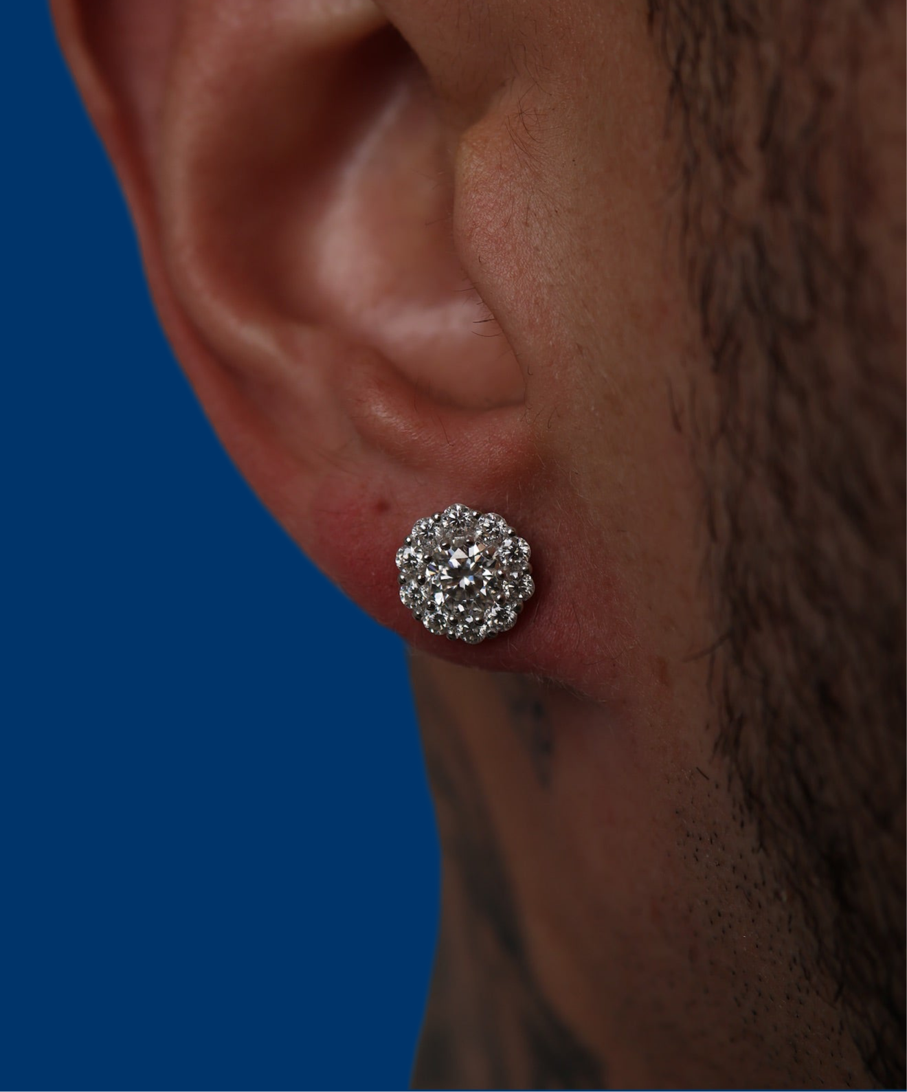 Halo Flower Earrings