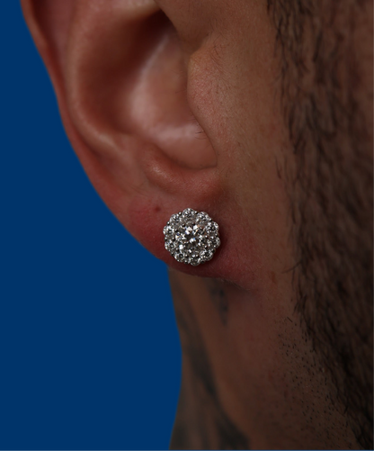 Halo Flower Earrings