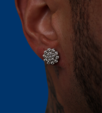 Round Cluster Earrings