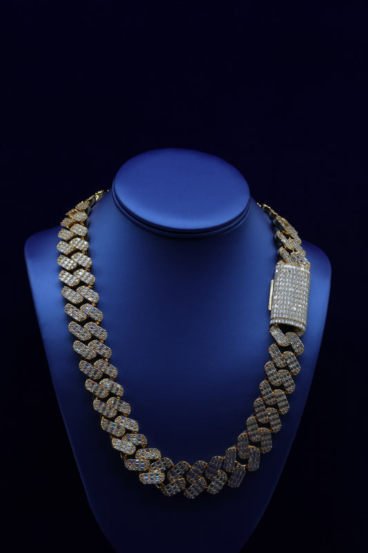 Baguette Cuban Necklace