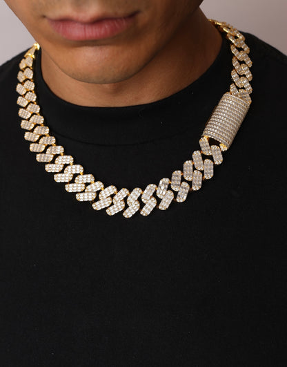 Baguette Cuban Necklace