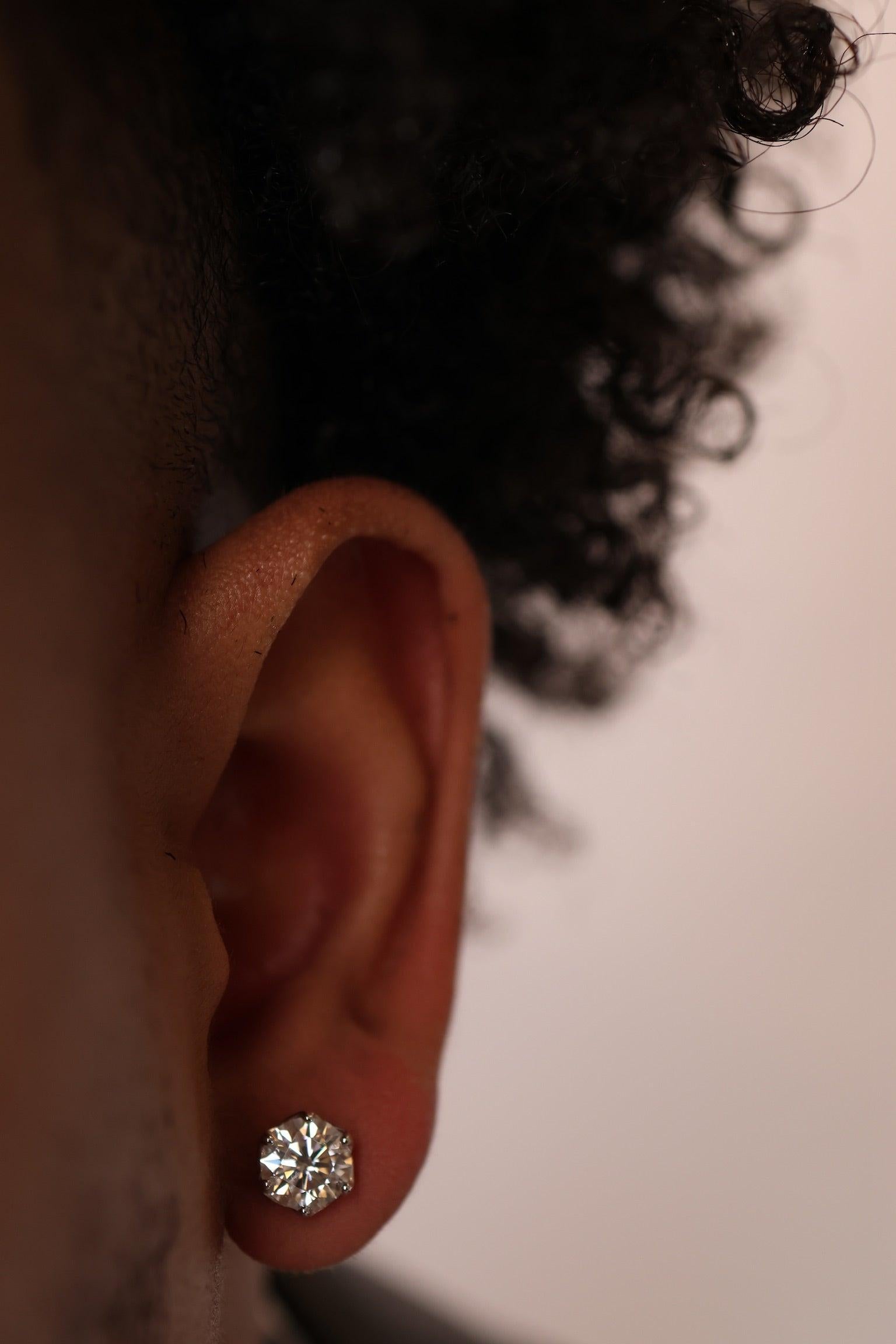 Lab-Grown Diamond 6 Prong Earrings