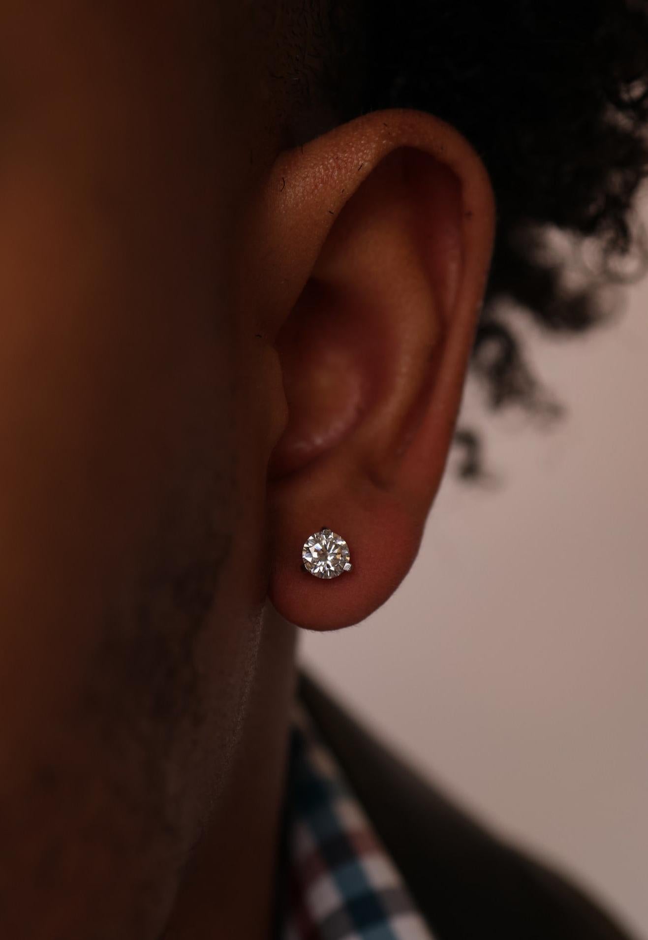 Lab-Grown Diamond Martini Earrings