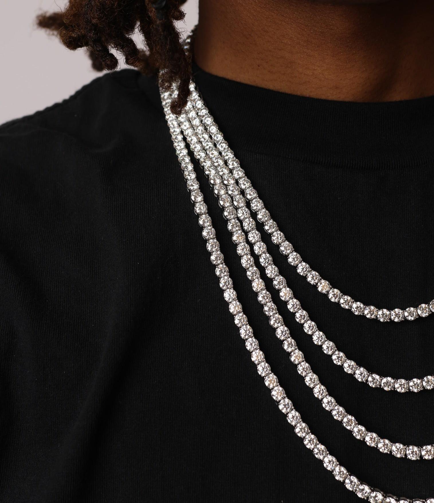 Moissanite Tennis Necklace