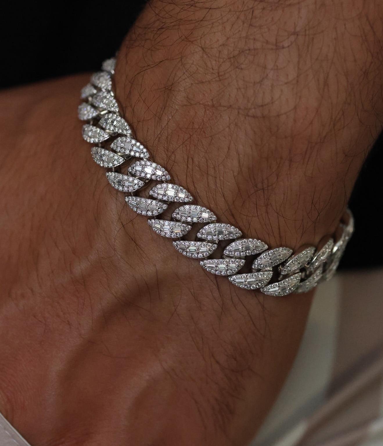 Tear Drop Cuban Bracelet
