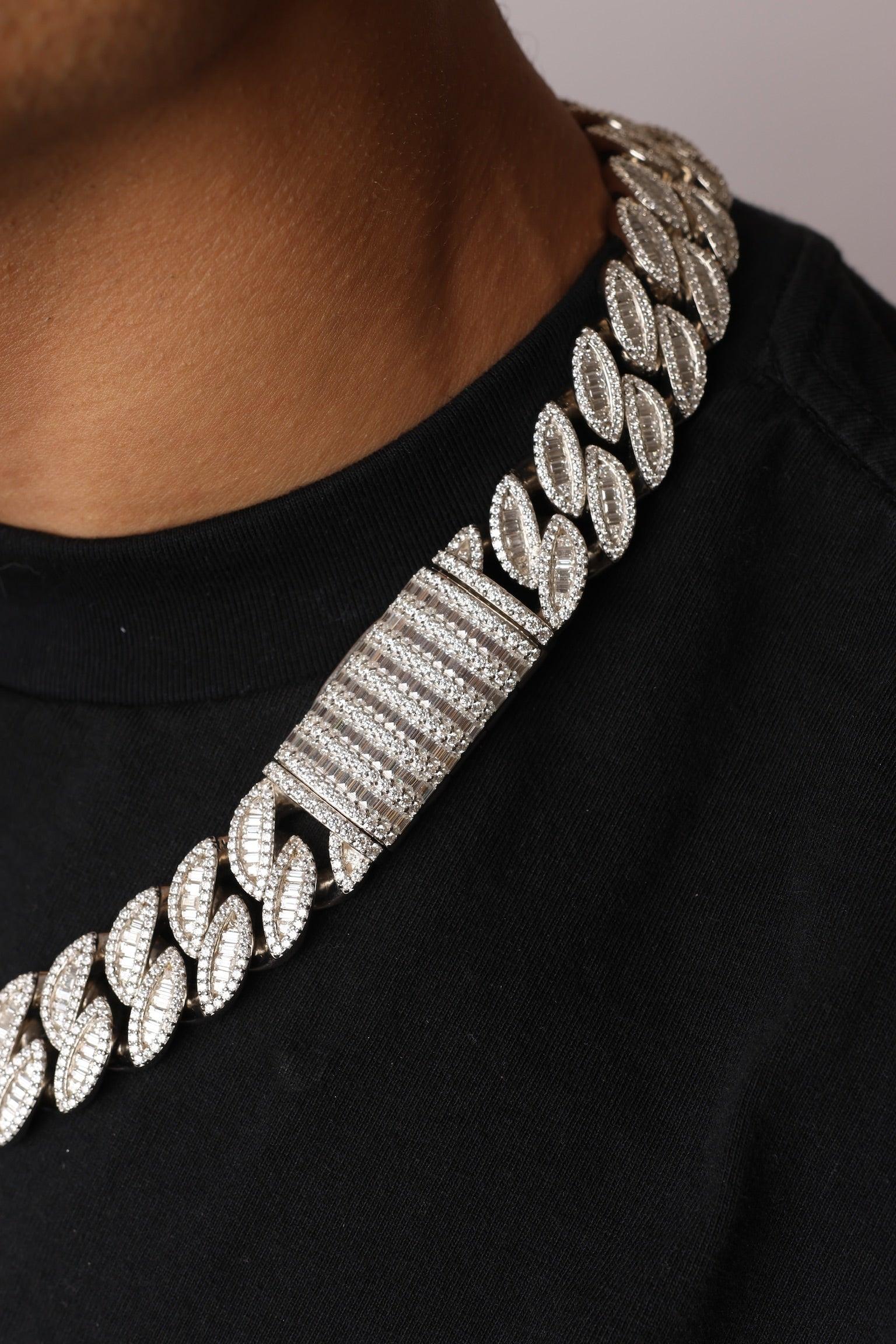 Tear Drop Cuban Necklace