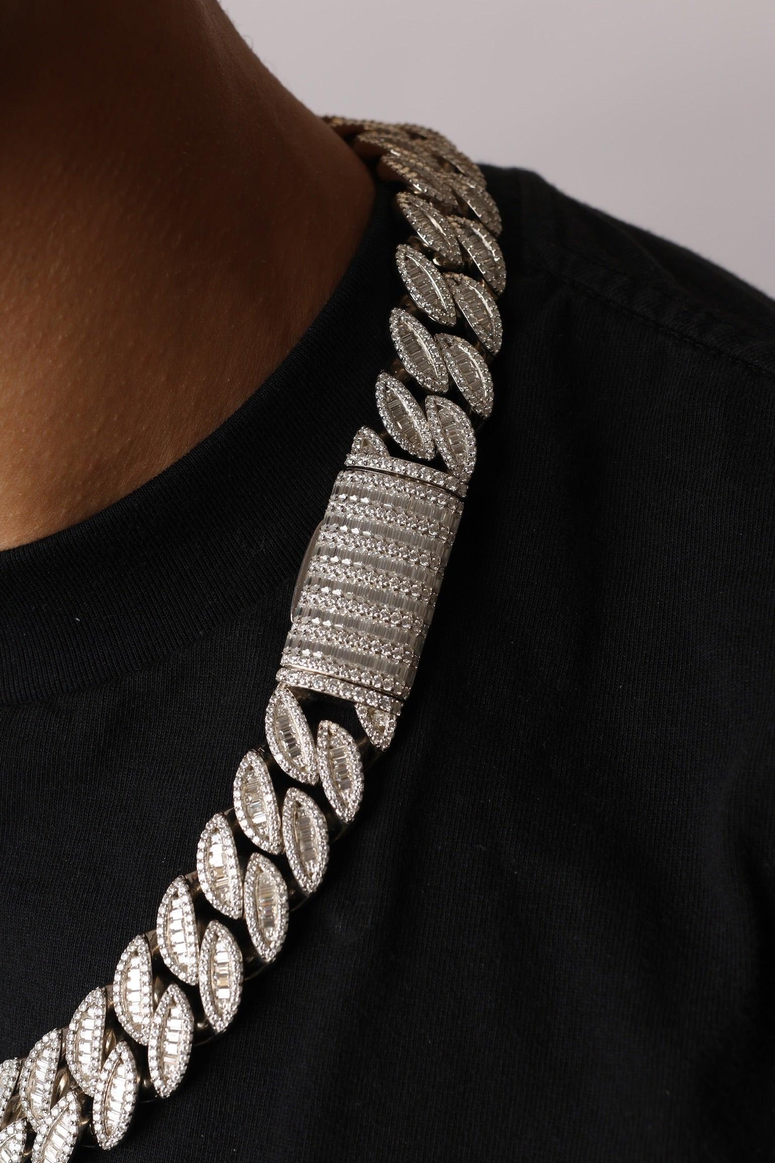 Tear Drop Cuban Necklace