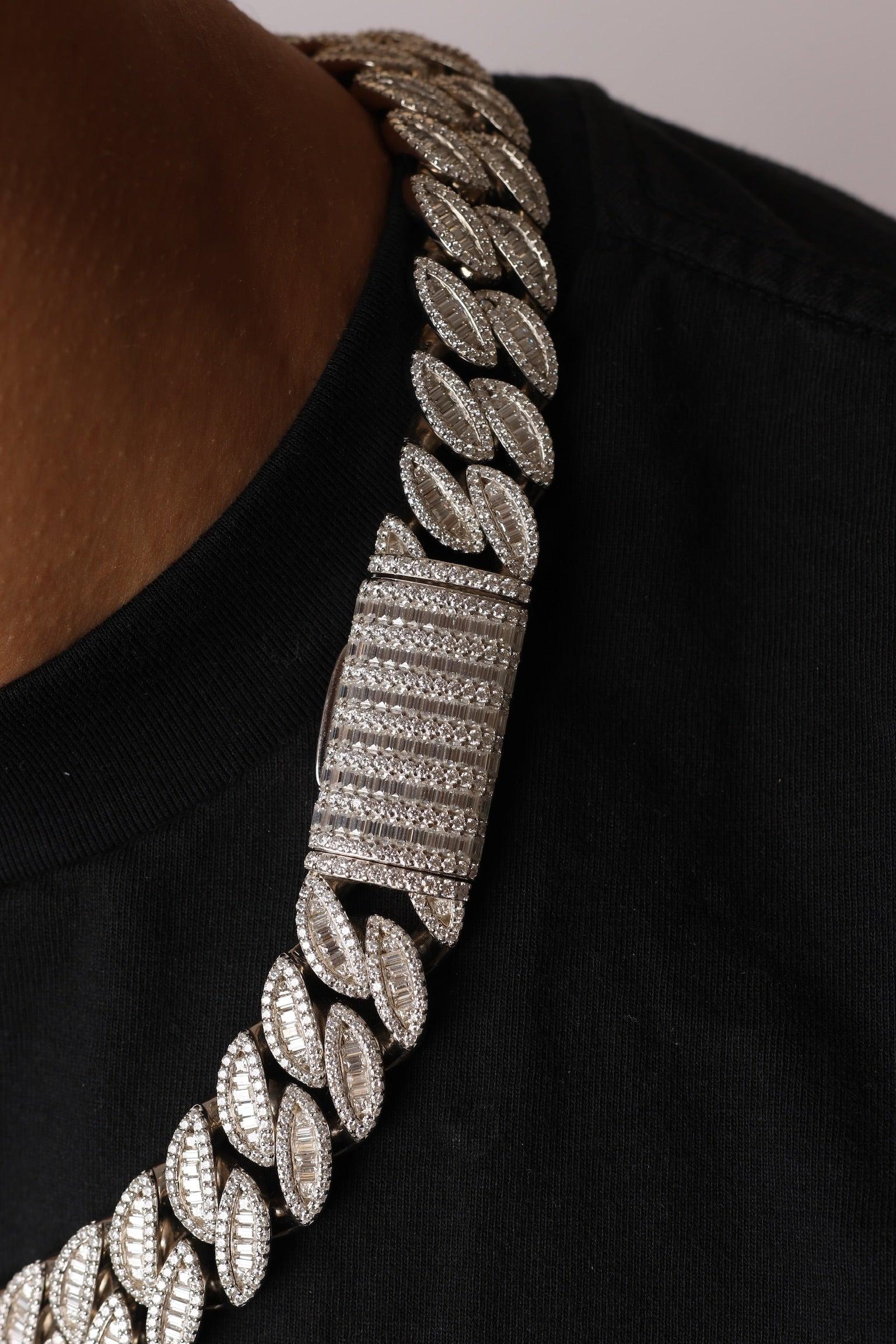 Tear Drop Cuban Necklace