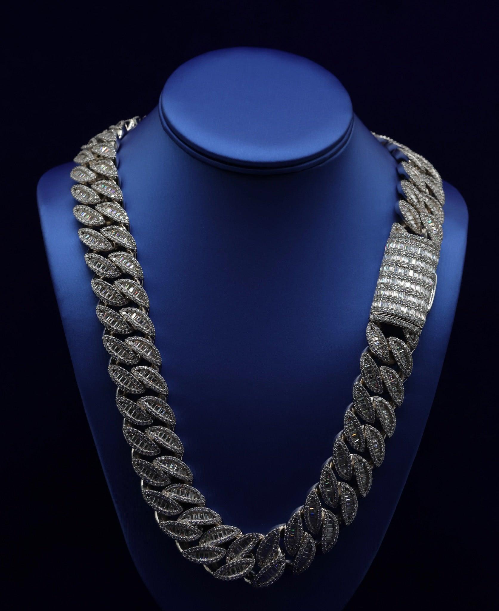 Tear Drop Cuban Necklace